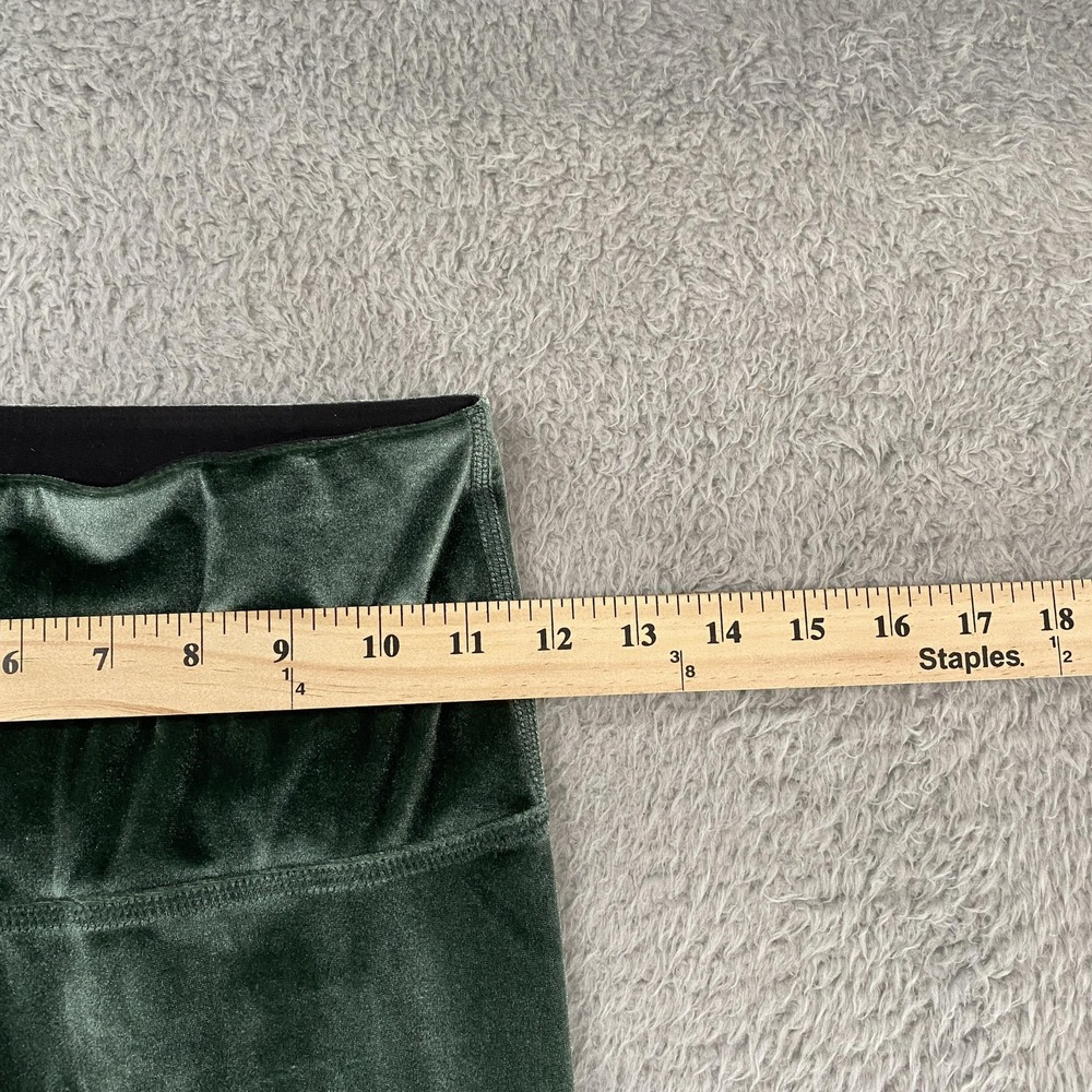 Beyond Yoga Leggings Womens Small Green Velvet High Rise Stretch Activewear USA - Picture 4 of 13
